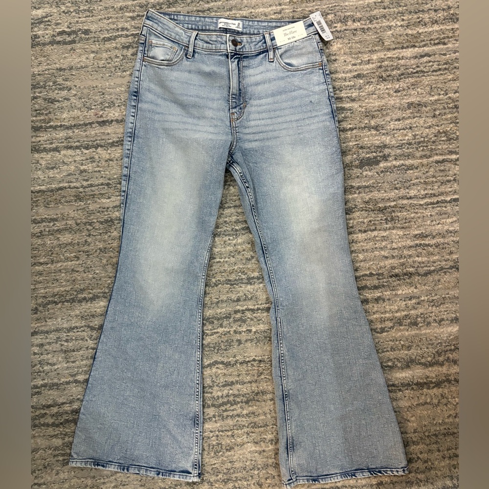 Abercrombie & Fitch Blue Flare Jeans NWT